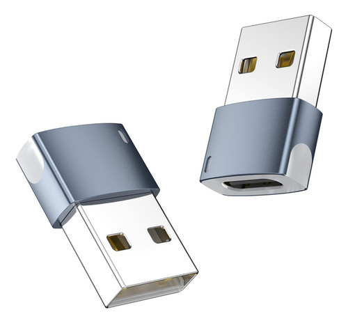 Adaptador Usb A Tipo C Hembra A Tipo C Con Luz Led Adaptador