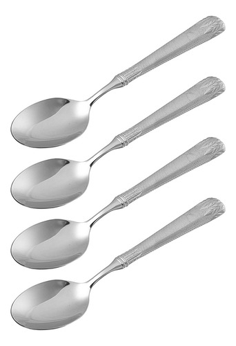 Cucharas Para Servir Comida, Acero Inoxidable, Estampado De