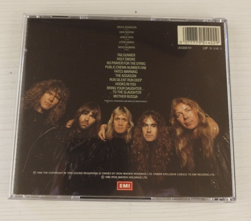 Cd Iron Maiden No Prayer For The Dying Importado Inglaterra (Usado)