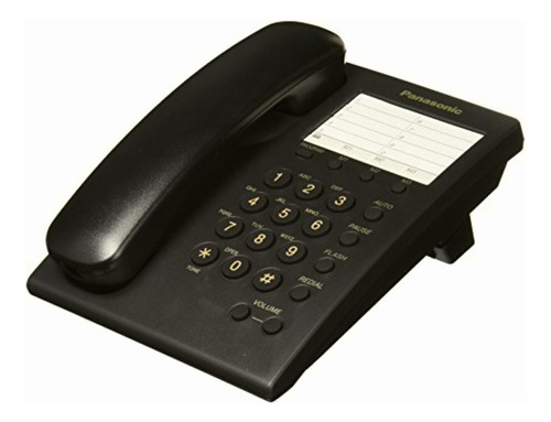 Panasonic Kx-ts550meb Teléfono Alámbrico, Color Negro,