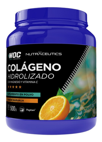 Colágeno Hidrolizado Nutraceutics 500g Con Vit C Y Magnesio