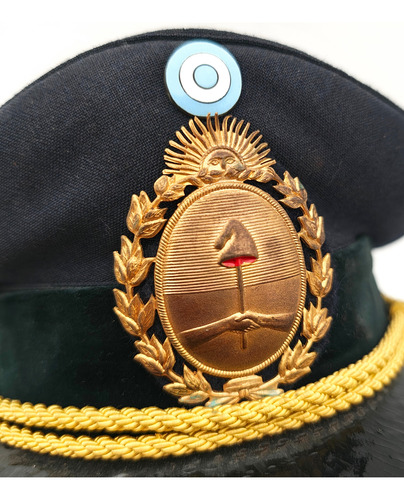 Sombrero Gorra Plato Ejercito Argentino 50s - Militaria (Usado)