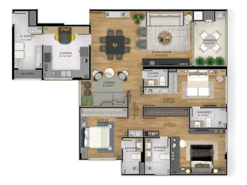 Imagem 9 de 28 de Apartamento Residencial Em Curitiba - Pr - Ap0101_capr