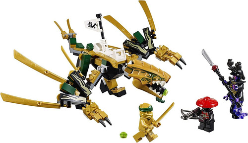 Kit De Armado Lego Ninjago 70666 , Dragón Dorado , 171 Pzs