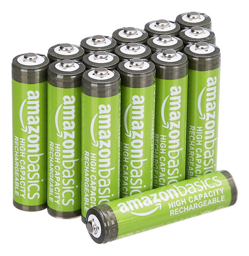 Amazon Basics - Paquete De 16 baterías Recargables Aaa De.