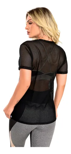 Blusa de tela transparente sale