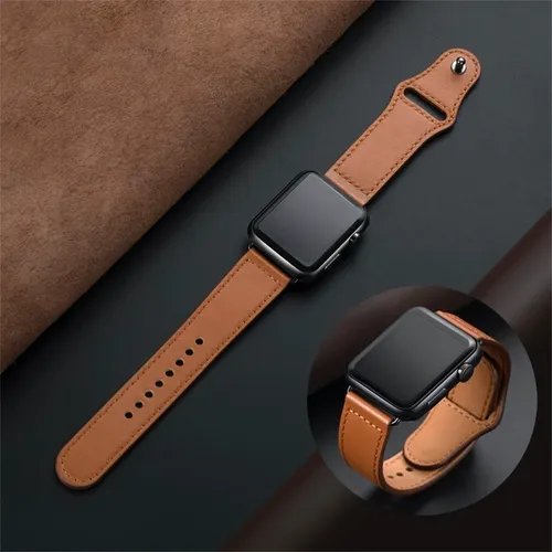 Correa piel apple watch 44mm hotsell
