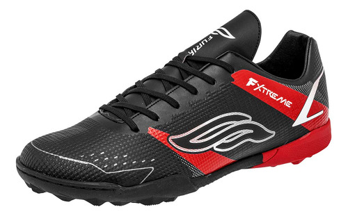 Tenis Soccer Furia 8080m Para Joven Color Negro E6