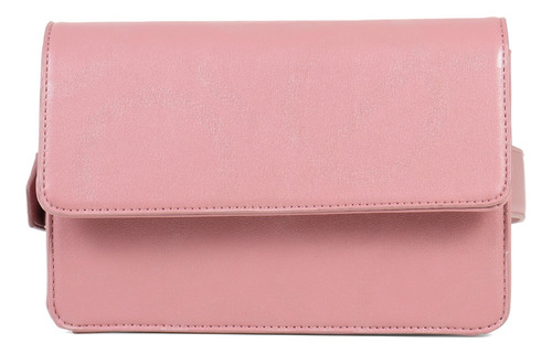 Cangurera Para Mujer Cloe Estampado Glossy Monograma Color Rosa