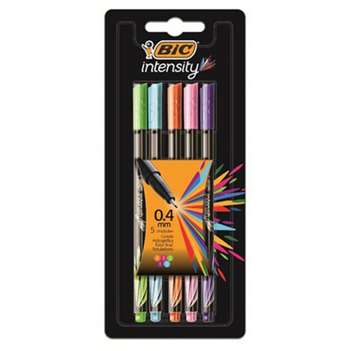 Rotulador Bic Intensity 5 Plumines Delinear Color Pastel