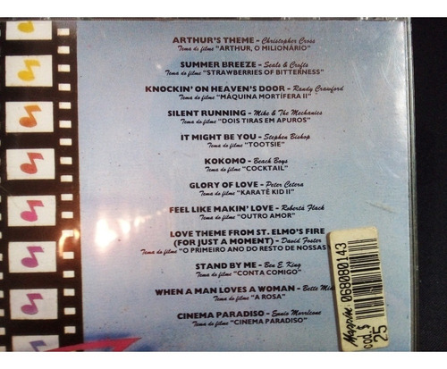 Cd Movie Music - Com Beach Boys, Peter Cetera (Usado)