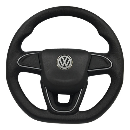 Volante Novo Onix Prata Para Volkswagen Gol G6 2015