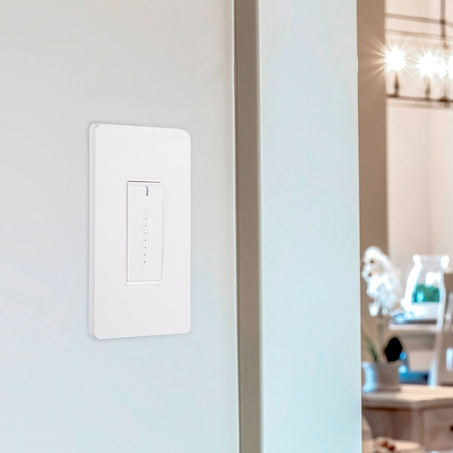 Interruptor De Pared Regulable Wifi Con Sensor Inteligente