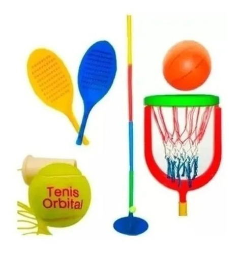 Tenis Orbital +accesorio Basquet Pelota Serabot Sweet Market