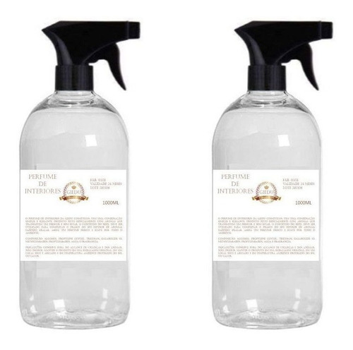 Perfume Para Interiores 1 Lt Vervene E 1 Lt Flores E Folhas