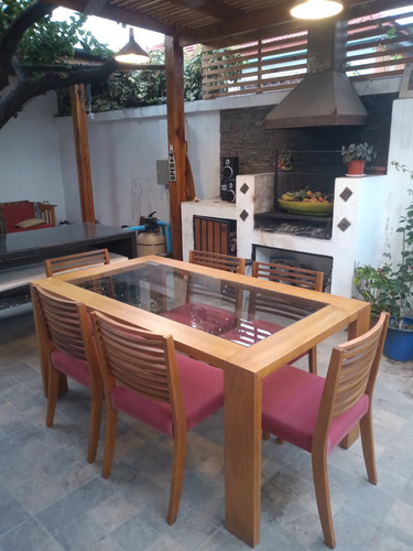 Comedor Con 6 Sillas De Madera Nativa Lenga