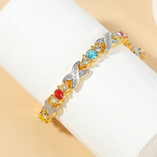 Zy Pulsera De Pareja De 7,5 Mm De Ancho