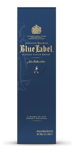 Botellin Whisky Johnnie Walker Blue Label 200cc