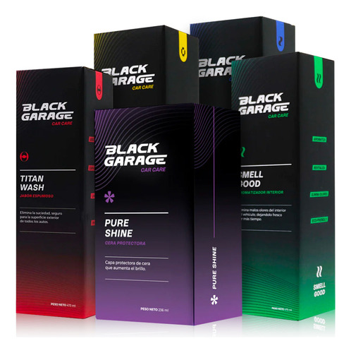 Pack Black Garage Productos Premium Para Autos