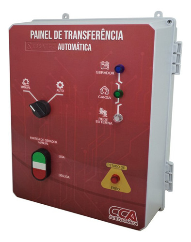Painel Transf. Automática Rede/gerador Controlador 63a 4p Pl