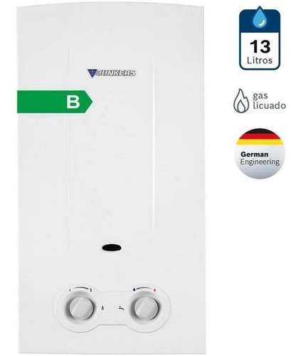 Calefont Gas Natural 13 Litros Tiro Natural Junkers