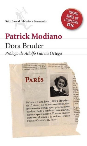 Dora Bruder - Patrick Modiano