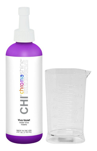 Tinte Para Cabello Chi Semipermanente Violet 118ml + Medidor