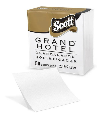 Guardanapo De Papel Grand Hotel Scott 23,8cmx21,8cm 50 Fls