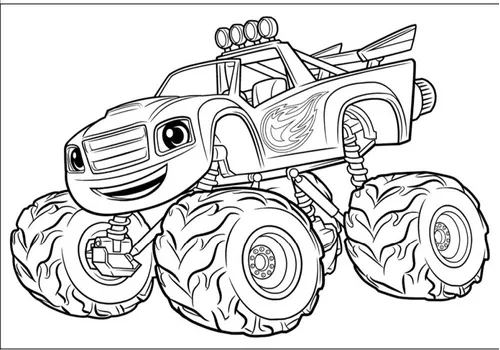 Desenhos para colorir de Monster Truck