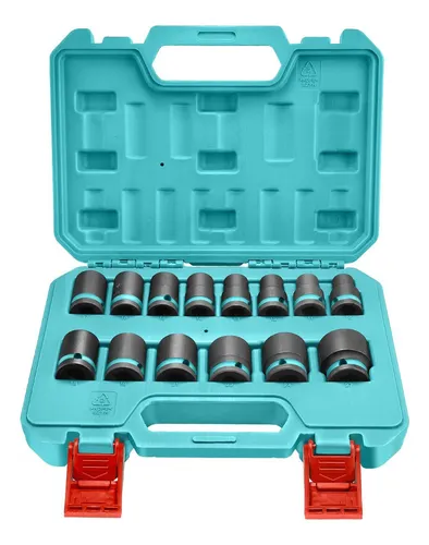 Juego 14 Dados De Impacto Total Encastre 1/2'' Con Maletín