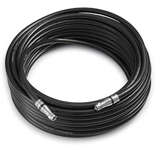Cable Coaxial Rg11 Lowloss De 100 Surecall Negro