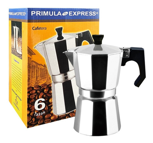 Cafetera Italiana Moka Primula Express Original De 6 Tazas