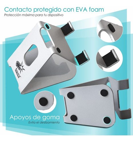 Imagen 6 de 9 de Soporte Apoyo Celular Bam B4 Escritorio Home Office Premium