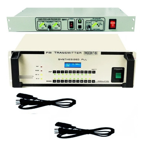 Processador Fm 5 Bandas Digital Dsp-5 / 25 Watts Transmissor