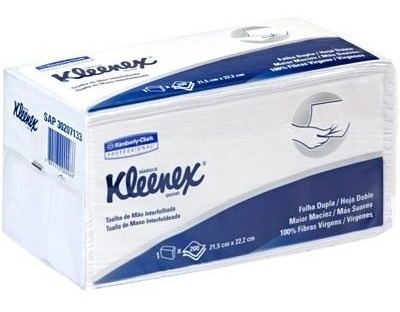 Papel Toalha Interfolha 21,5x22,2 2 Dob. Kleenex Fld Kimber