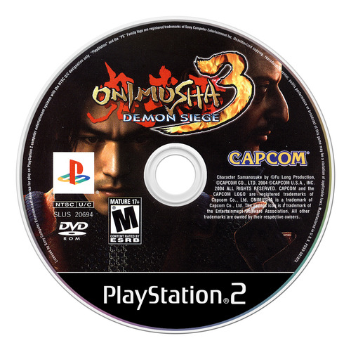 Jogo Onimusha 3: Demon Siege - Ps2 Midia Fisica