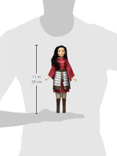 Muñeca Disney Mulan Con Armadura Y Atuendos Intercambiables