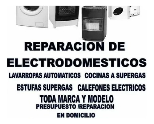 Reparación De Estufas Y Electrodomésticos
