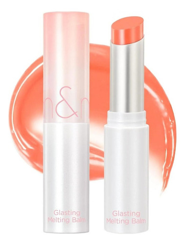 Labial Coreano Rom&nd Glasting Melting Balm Romand Original 08 Coralia