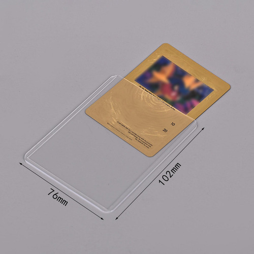 25x Fundas Transparentes Para Tarjetas Portatarjetas