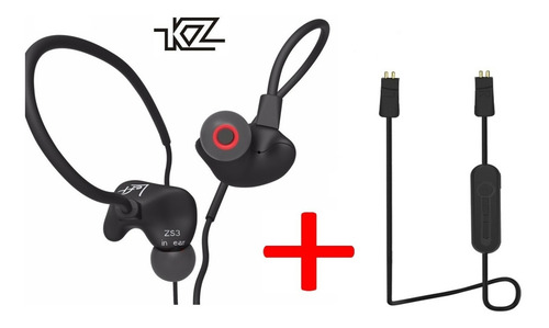 Auriculares Kz Zs3 Con Mic + Modulo De Bluetooth 4.2