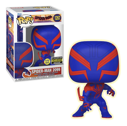 Spider Man 2099 Glow Funko Pop 1267 Exclusivo Across Spiderv
