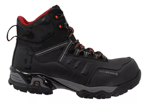 Botas Tácticas Swissbrand Hombre Policia Militar Colores negro 30  Swissbrand 054C03