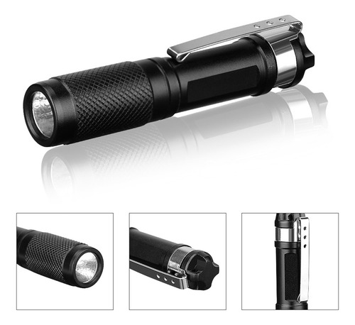 Zhmy Mini Linterna Led Tipo Bolígrafo, Linterna, Clip,