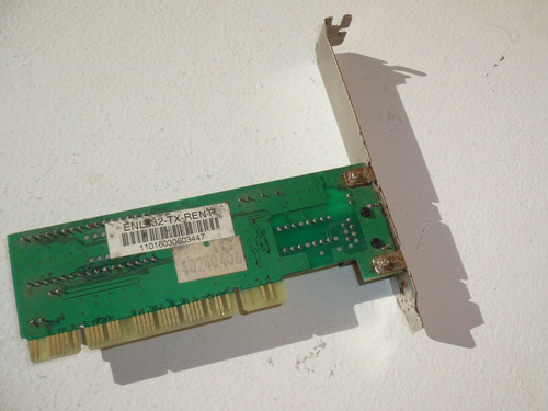 Placa Red Pci Rtl8139d Realtek Enl832-tx-rent Pc Computadora (Usado)