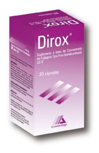 Dirox® X 30 Cápsulas | Colágeno Tipo Il No Desnaturalizado