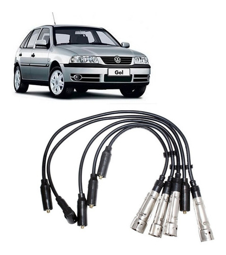 Juego Cable Bujia Para Volkswagen Gol G2 1.8 Ap  1993 1999