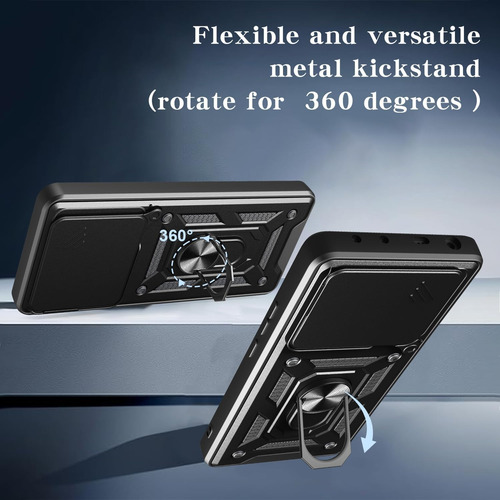 Funda Para Zte Blade A55/a35 Con Uso Rudo Carcasa Case+2mica