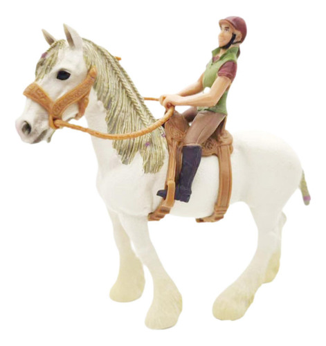 Modelo De Caballo De Pvc Con Silla Figura De Estilo A