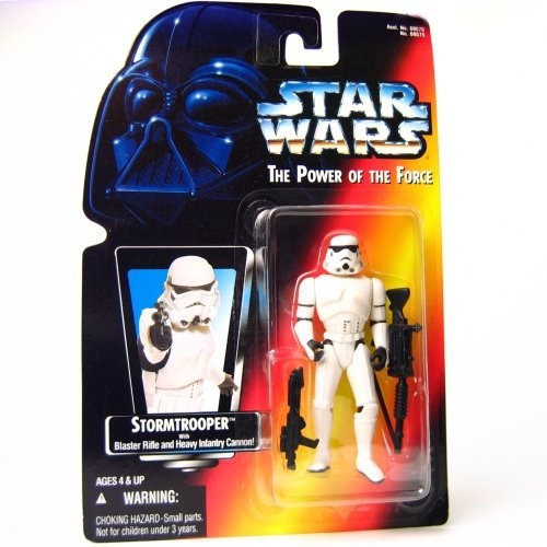Figura De Star Wars Stormtrooper Con Rifle Y Cañón Pesado
